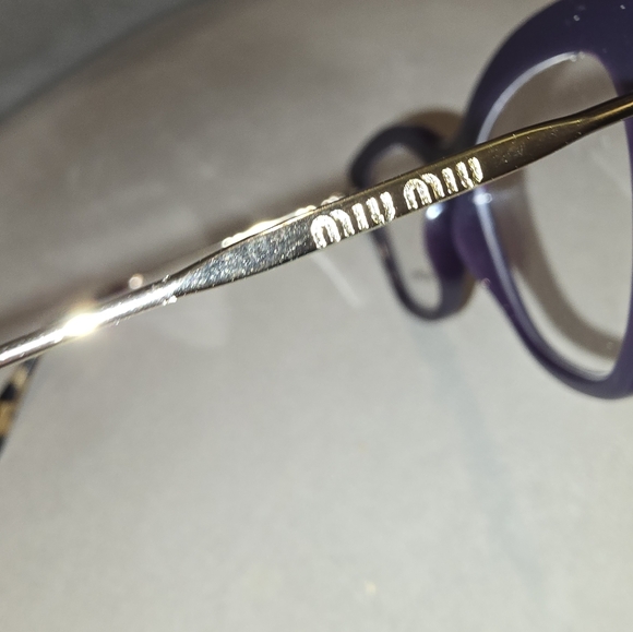MIU MIU reading glasses frame. Never used. - Picture 7 of 8